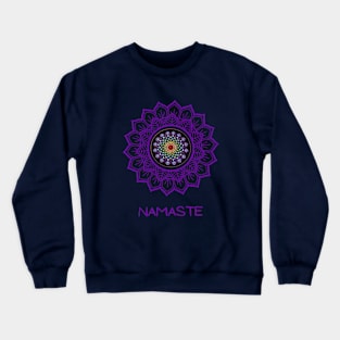 Namaste Seven Chakras Song of Harmony Mandala. Crewneck Sweatshirt